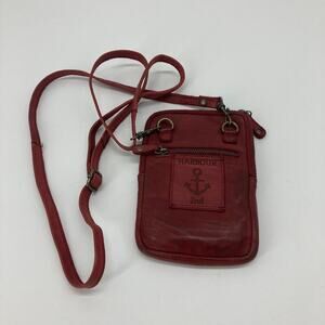 Harbour 2nd genuine leather maroon small crossbody